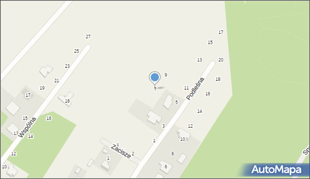 Helenów, Podleśna, 7, mapa Helenów