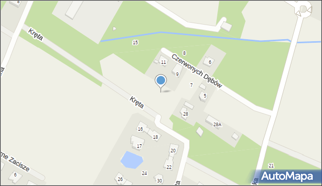 Henryków-Urocze, Polna, 13, mapa Henryków-Urocze