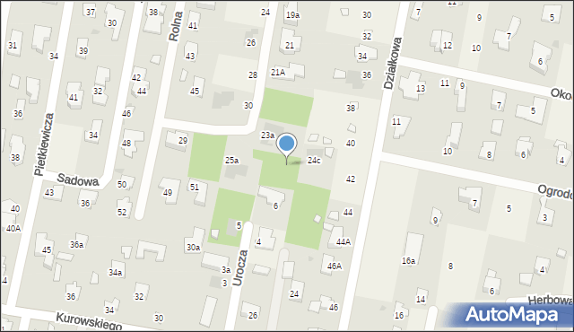 Hornówek, Polna, 25, mapa Hornówek