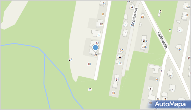 Hornówek, Poziomkowa, 16, mapa Hornówek