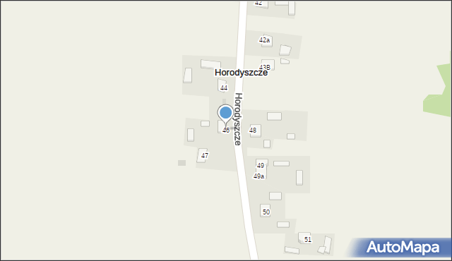 Horodyszcze, Pozytywna, 75, mapa Horodyszcze