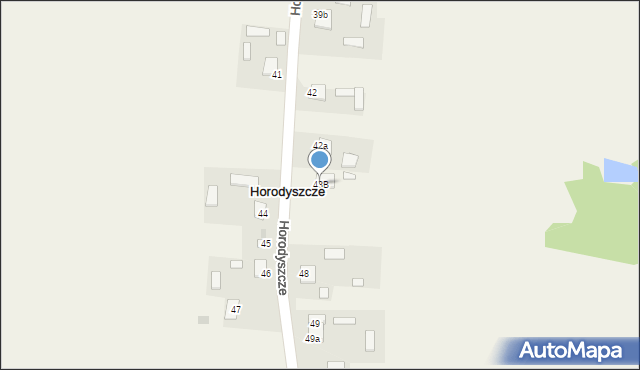 Horodyszcze, Pozytywna, 92, mapa Horodyszcze