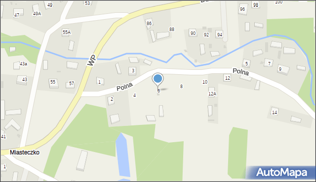 Horyniec-Zdrój, Polna, 6, mapa Horyniec-Zdrój