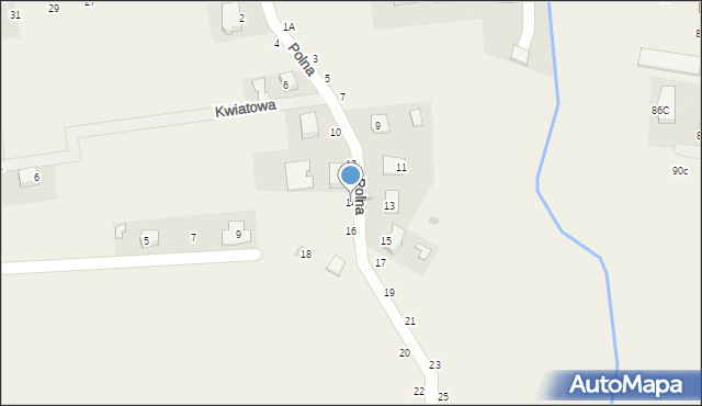 Ilkowice, Polna, 14, mapa Ilkowice