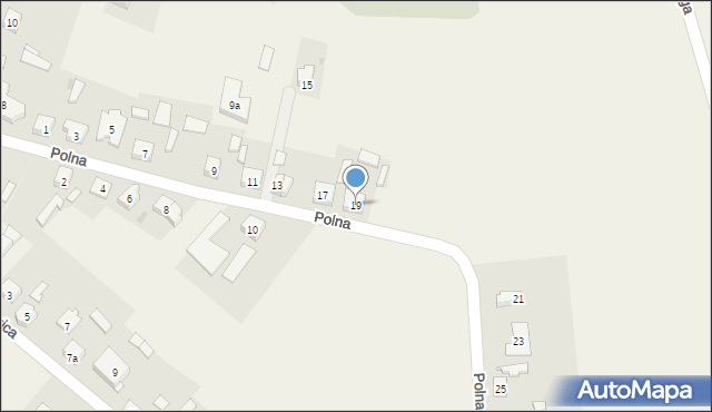 Iłowo-Osada, Polna, 19, mapa Iłowo-Osada