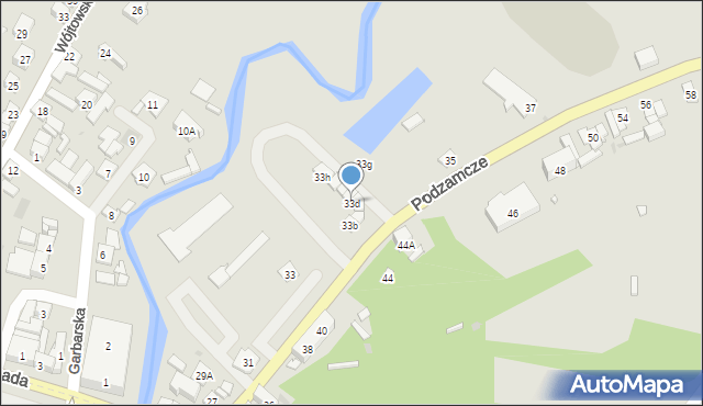 Iłża, Podzamcze, 33d, mapa Iłża