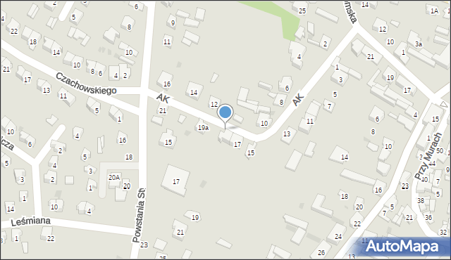 Iłża, Powstania Styczniowego, 28a, mapa Iłża