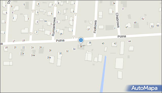Inowrocław, Polna, 36, mapa Inowrocławia