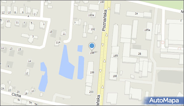 Inowrocław, Poznańska, 196, mapa Inowrocławia