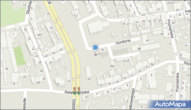 Inowrocław, Poznańska, 6e, mapa Inowrocławia