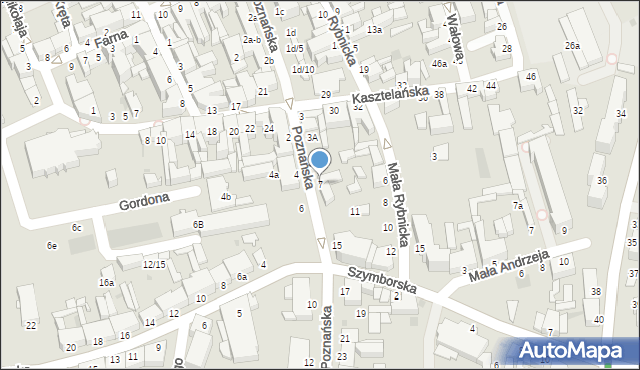 Inowrocław, Poznańska, 7, mapa Inowrocławia