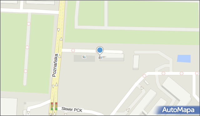 Inowrocław, Poznańska, 93, mapa Inowrocławia