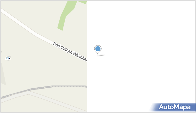 Inwałd, Pod Ostrym Wierchem, 21, mapa Inwałd