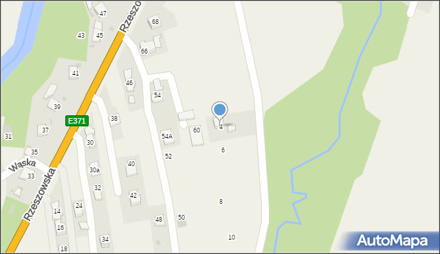 Iskrzynia, Podkarpacka, 4, mapa Iskrzynia