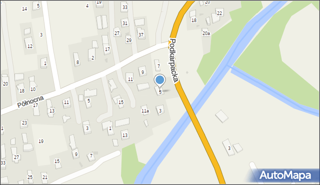 Iskrzynia, Podkarpacka, 5, mapa Iskrzynia