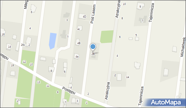 Izabela, Pod Lasem, 4, mapa Izabela