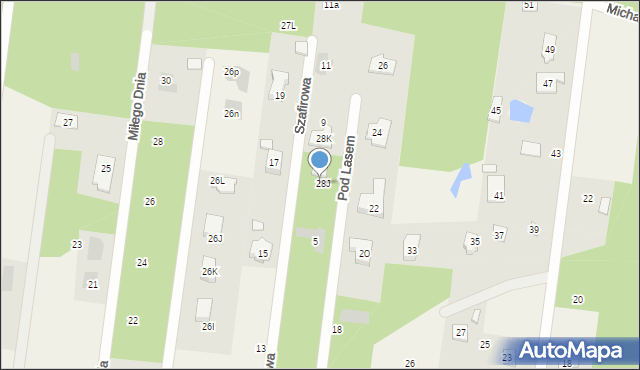 Izabela, Pod Lasem, 7, mapa Izabela