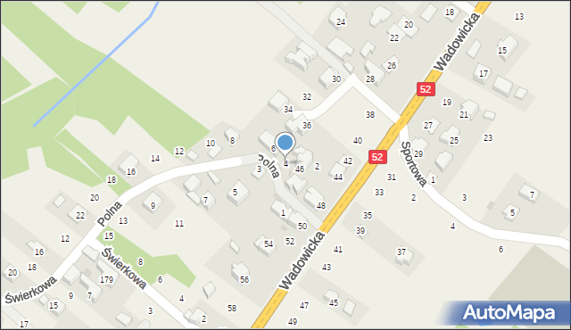 Izdebnik, Polna, 4, mapa Izdebnik