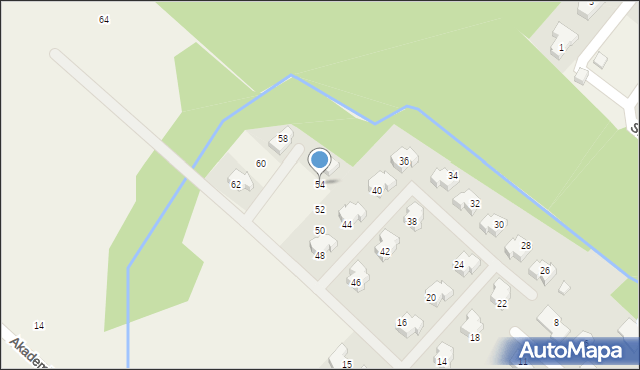 Jabłonna, Politechniczna, 54, mapa Jabłonna