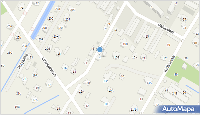 Jabłonna, Polna, 4, mapa Jabłonna