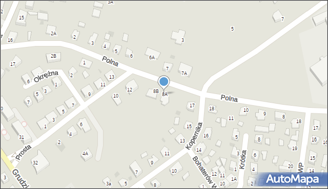 Jabłonowo Pomorskie, Polna, 8A, mapa Jabłonowo Pomorskie