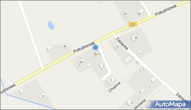 Jagatowo, Południowa, 33, mapa Jagatowo