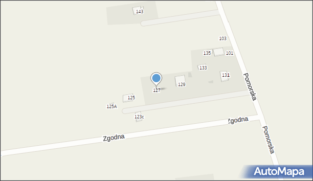 Jaktorów, Pomorska, 127, mapa Jaktorów