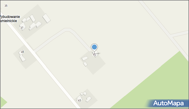 Jamielnik, Poziomkowa, 41, mapa Jamielnik