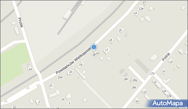Janikowo, Powstańców Wielkopolskich, 18, mapa Janikowo