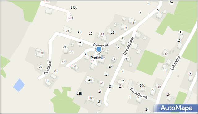 Jankowice, Podlesie, 15, mapa Jankowice