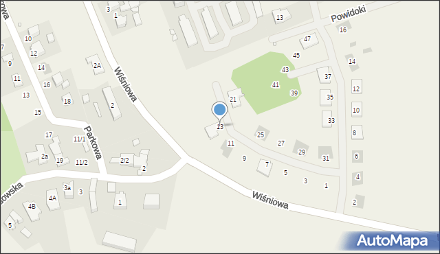 Jankowice, Powidoki, 13, mapa Jankowice