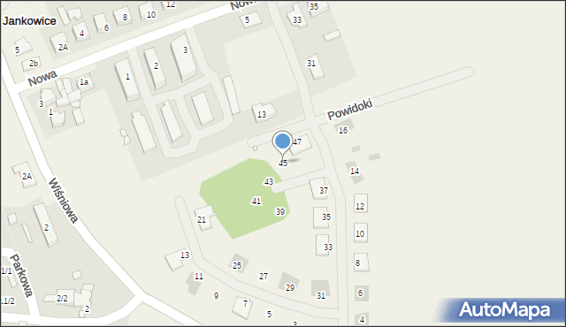 Jankowice, Powidoki, 45, mapa Jankowice