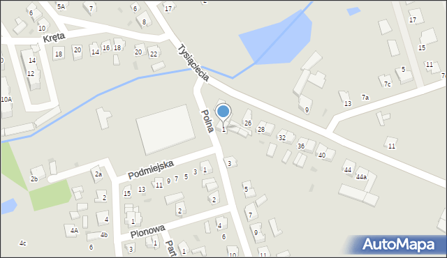 Janowiec Wielkopolski, Polna, 1, mapa Janowiec Wielkopolski