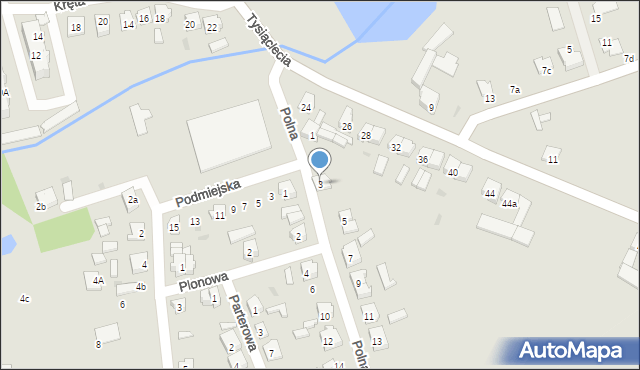 Janowiec Wielkopolski, Polna, 3, mapa Janowiec Wielkopolski