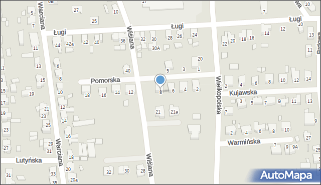 Jarocin, Pomorska, 8, mapa Jarocin