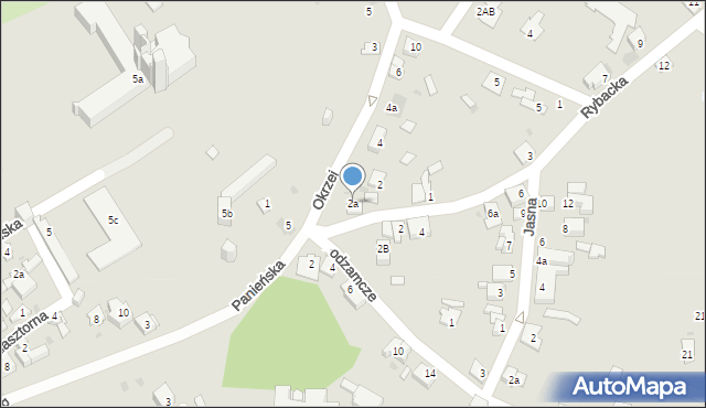 Jarosław, Podgórze, 2a, mapa Jarosławia