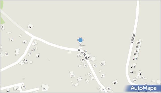 Jarosław, Podgórze, 32, mapa Jarosławia