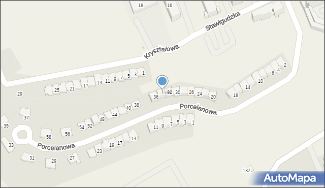 Jaroty, Porcelanowa, 34, mapa Jaroty