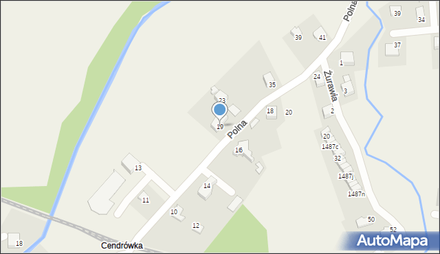 Jasienica, Polna, 19, mapa Jasienica