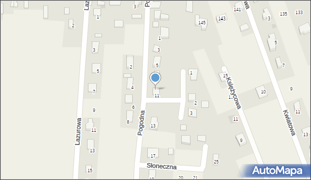 Jaskrów, Pogodna, 9, mapa Jaskrów