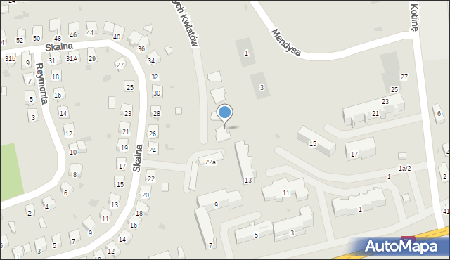 Jasło, Polnych Kwiatów, 9, mapa Jasła