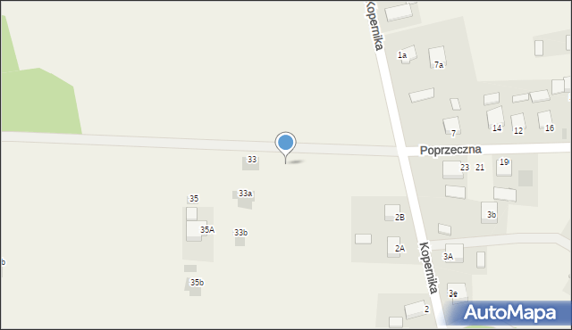 Jastkowice, Poprzeczna, 31, mapa Jastkowice