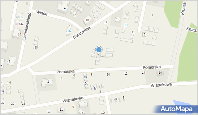 Jastrzębia Góra, Pomorska, 19, mapa Jastrzębia Góra