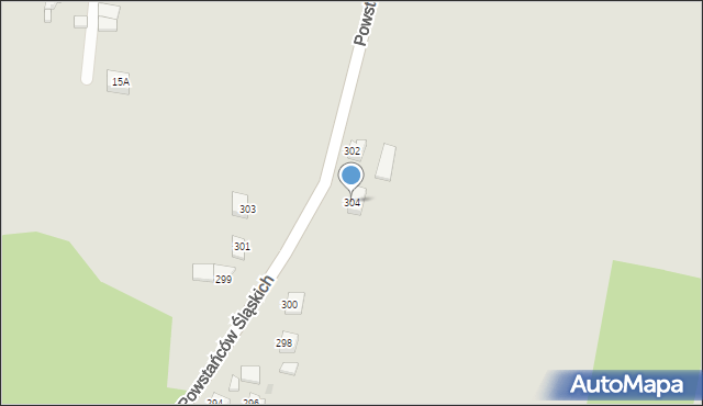 Jastrzębie-Zdrój, Powstańców Śląskich, 304, mapa Jastrzębie-Zdrój