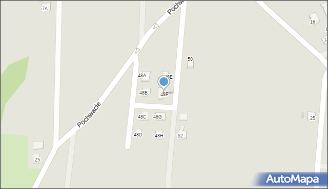Jastrzębie-Zdrój, Pochwacie, 48F, mapa Jastrzębie-Zdrój