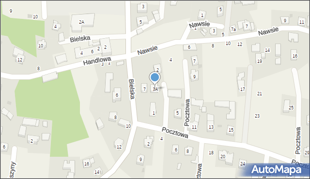 Jawiszowice, Pocztowa, 3A, mapa Jawiszowice