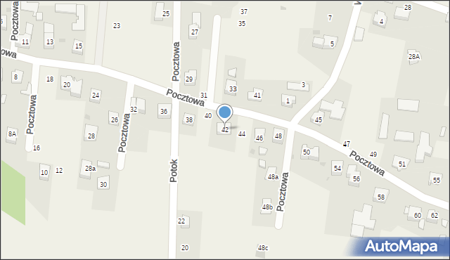 Jawiszowice, Pocztowa, 42, mapa Jawiszowice