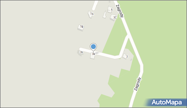 Jaworzno, Podlesie, 3a, mapa Jaworzno