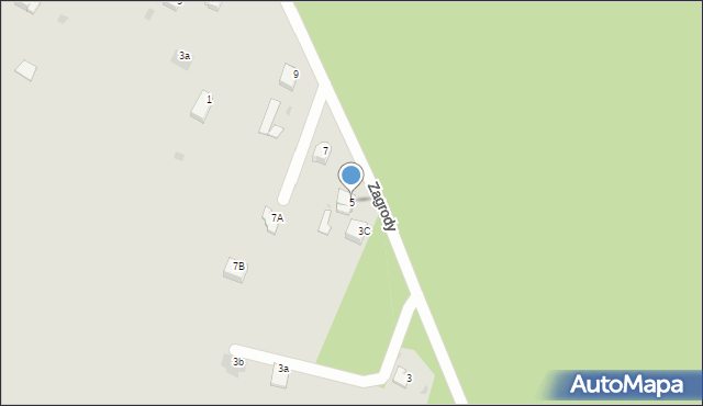 Jaworzno, Podlesie, 5, mapa Jaworzno