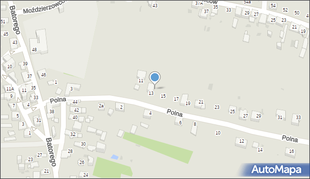 Jaworzno, Polna, 9, mapa Jaworzno